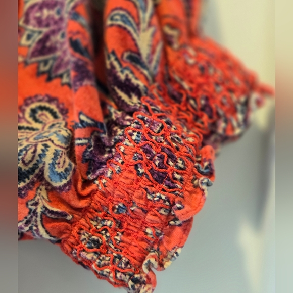 Ralph Lauren Small Petite Paisley top - Picture 4 of 7